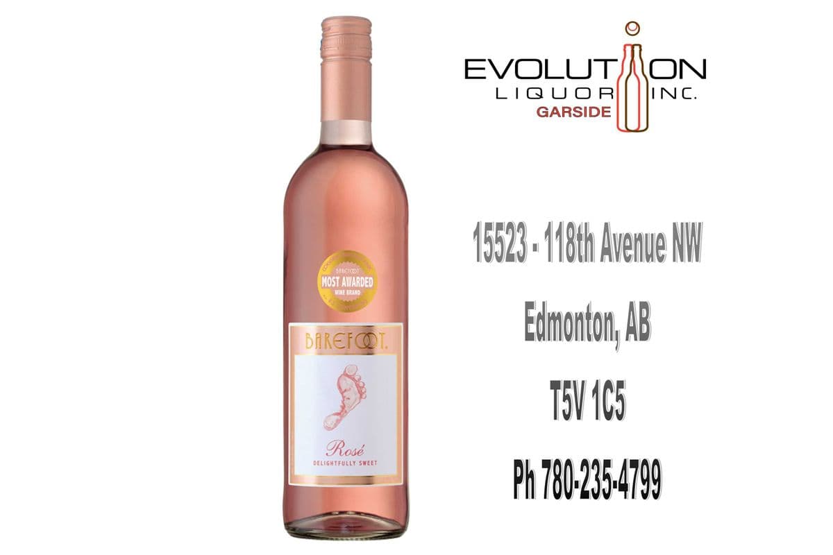 Barefoot Rose 0750G (1 x 750ml Glass Bottle)