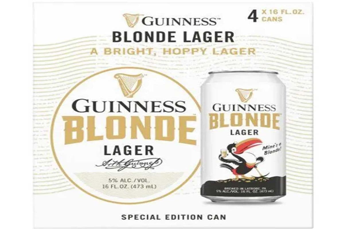 GUINNESS BLONDE 4 CANS (4 x 440ML)