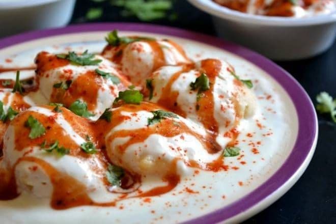 7. Dahi Bhalla Chaat