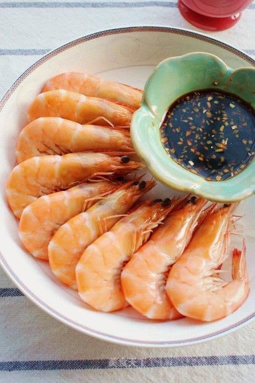 Poached Shrimps 白灼基圍蝦