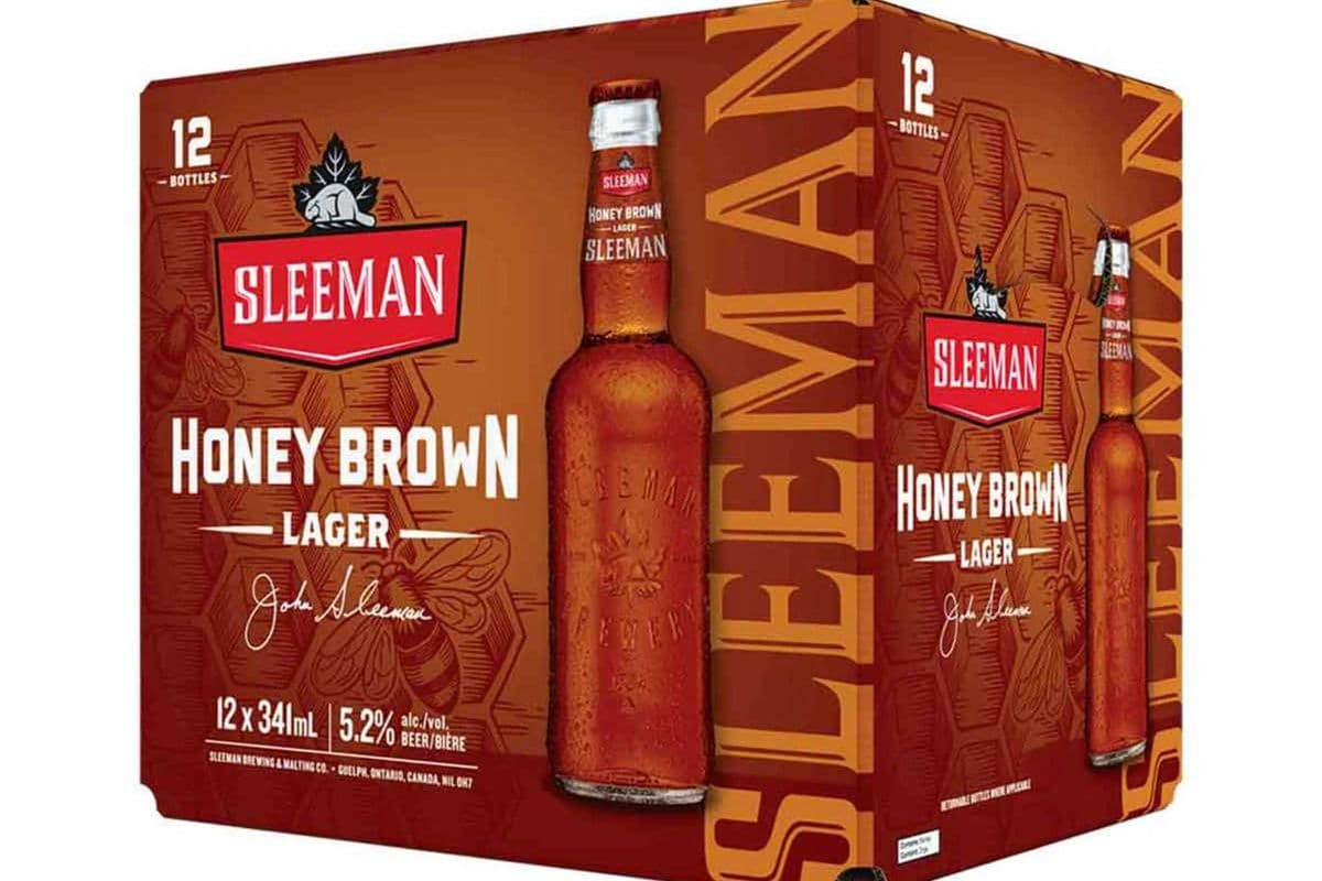 Sleeman Honey Brown (12 x 341 ml Bottles)