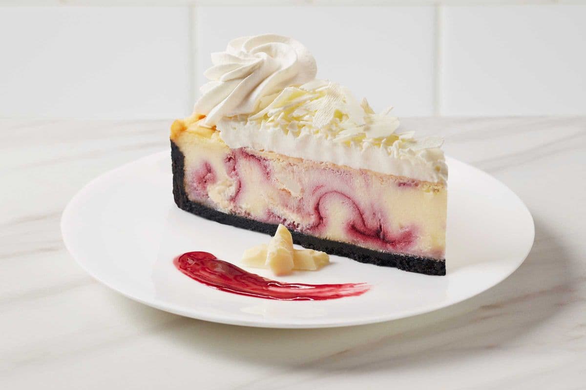 White Chocolate Raspberry Cheesecake