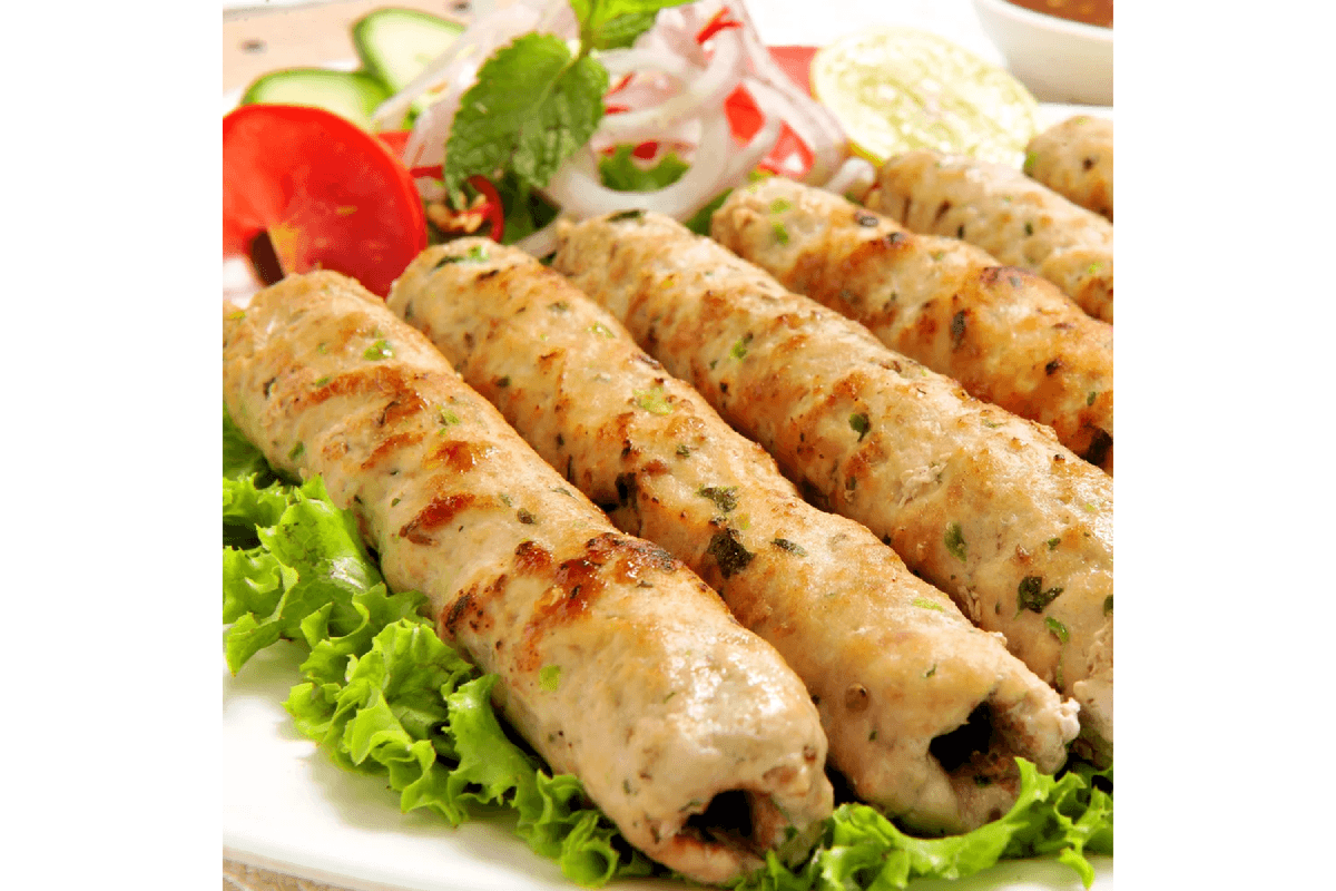 Tandoori Chicken Seekh Kabab