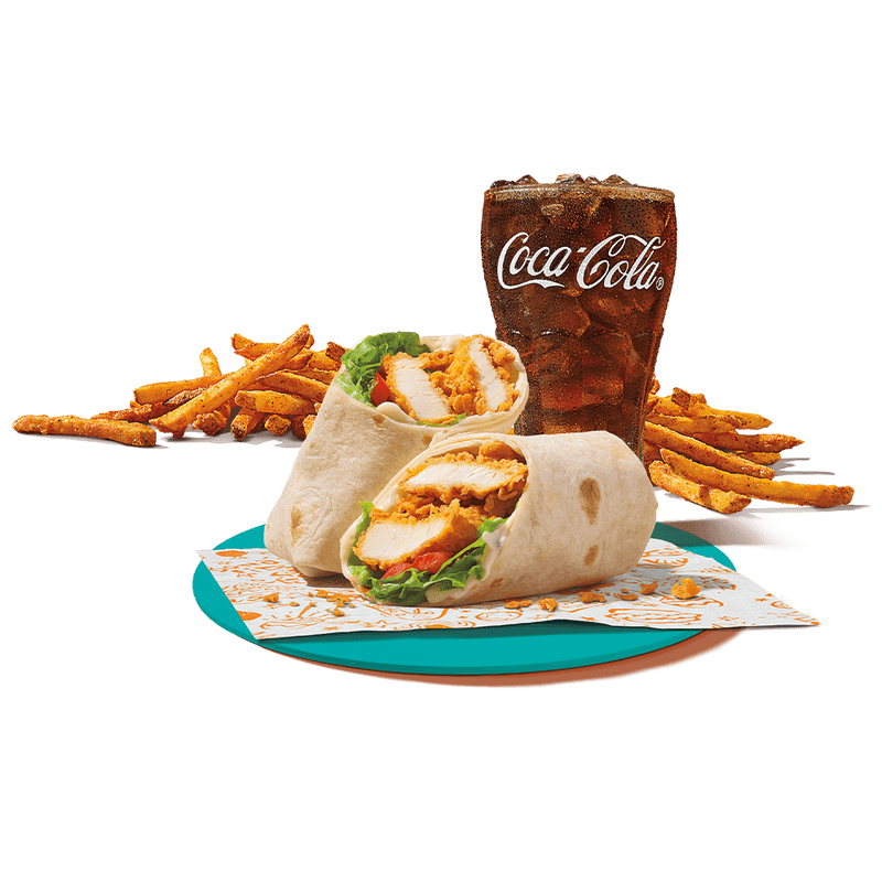 Classic Crispy Chicken Wrap Combo