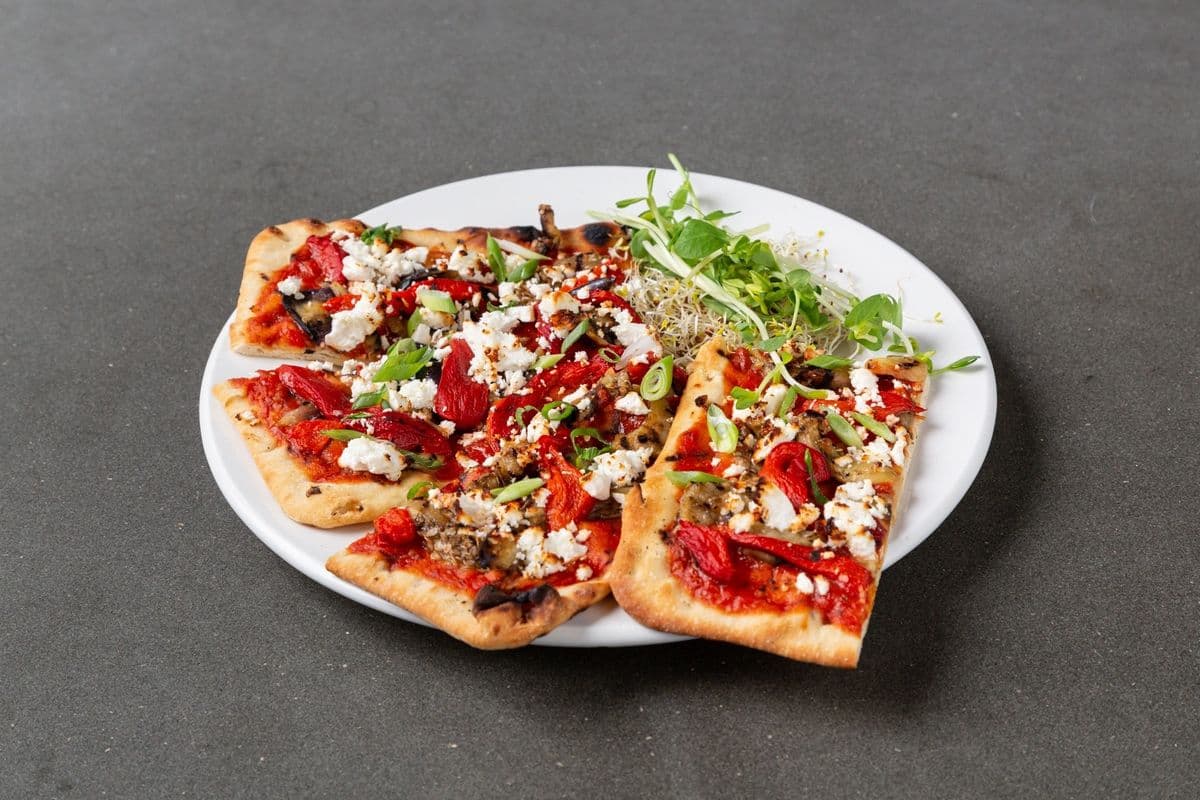 Grilled Flatbread (Vegetarian)