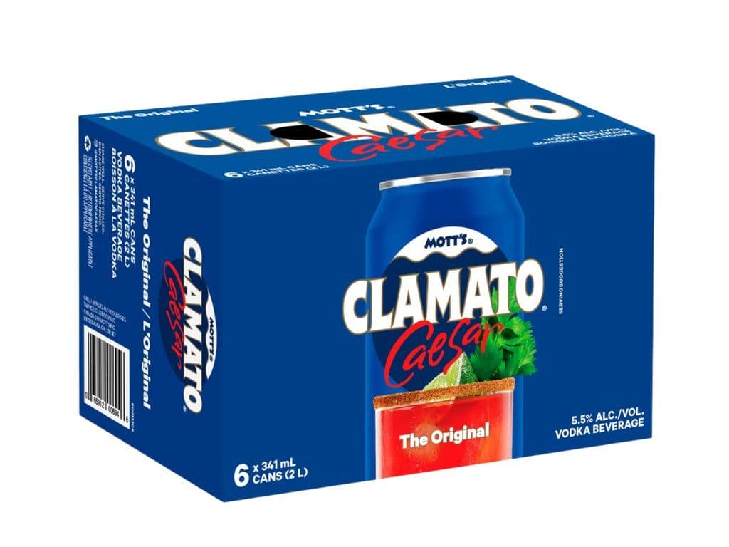 Motts Clamato - Caeser Original Can (6x355ml)