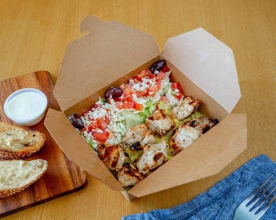 Chicken Souvlaki Dinner