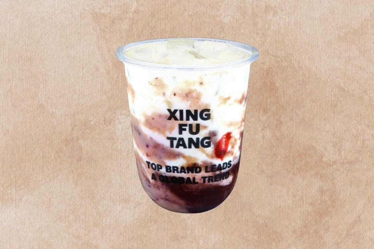 Fresh Taro Red Bean Milk 红豆芋见鲜奶