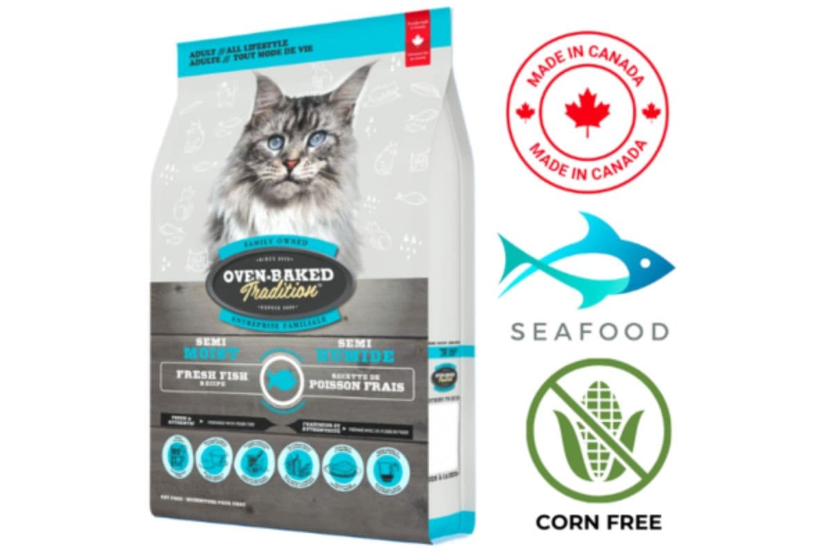 Oven-Baked Tradition Cat Semi-Moist Fish Dry Cat Food (5 lbs)