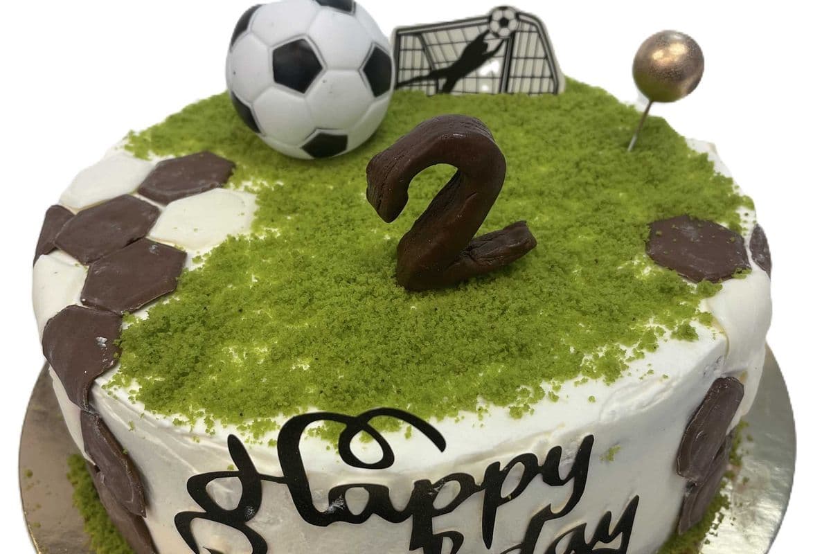 Football Themed Custom Cake