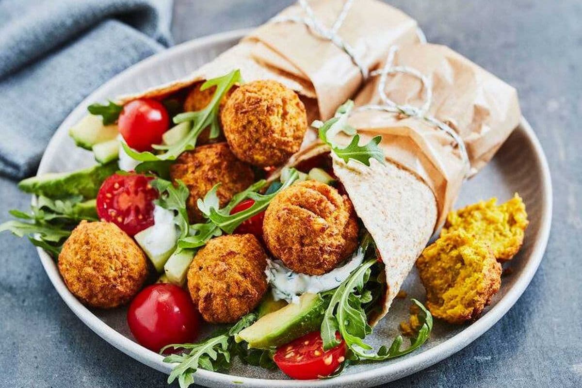 Falafel wrap large