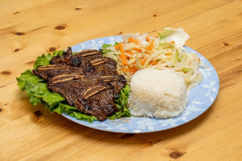 LA 갈비 정식/LA Galbi BBQ Set/烤牛仔骨