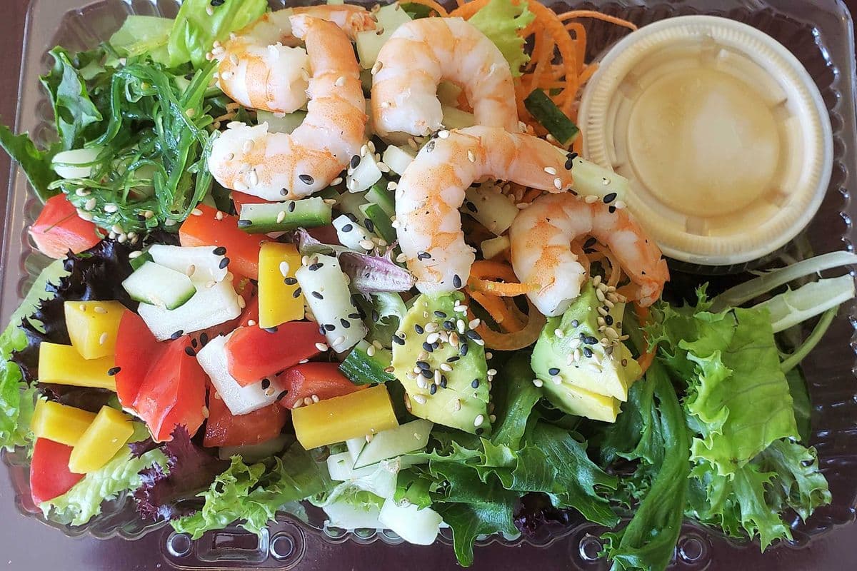 Salade aux crevettes