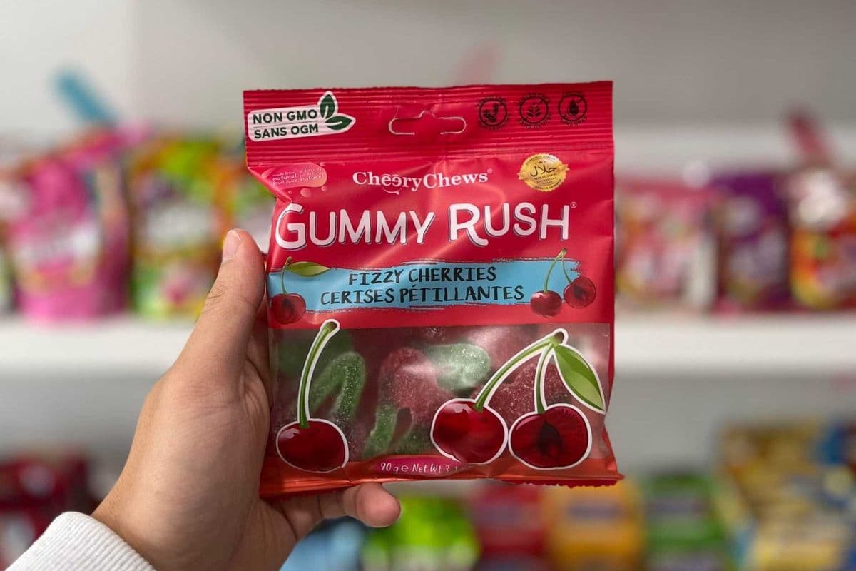 Gummy Rush Fizzy Cherries - 90g (90g)