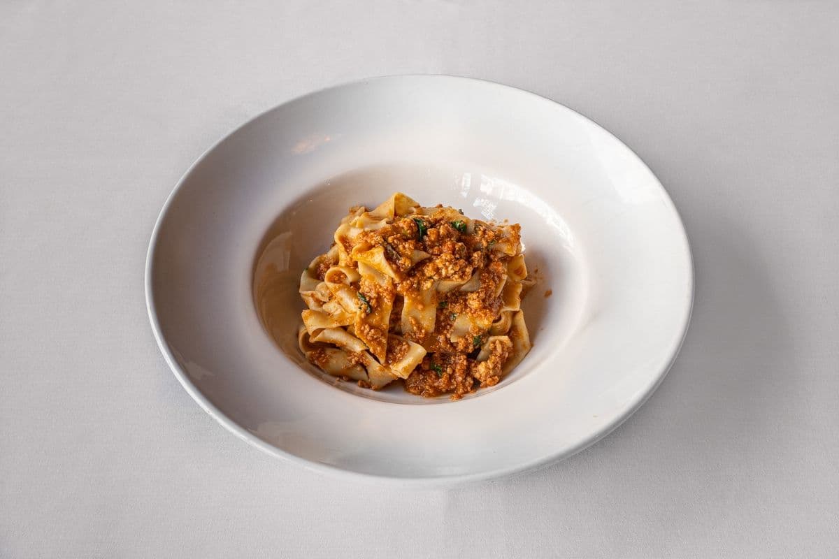 Pappardelle sauce à la viande / Pappardelle with Meat Sauce