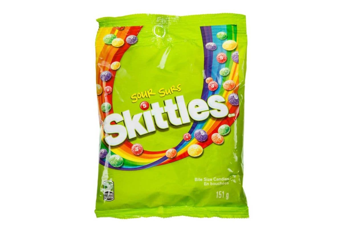 Sour Skittles (151g) (160 Cal)