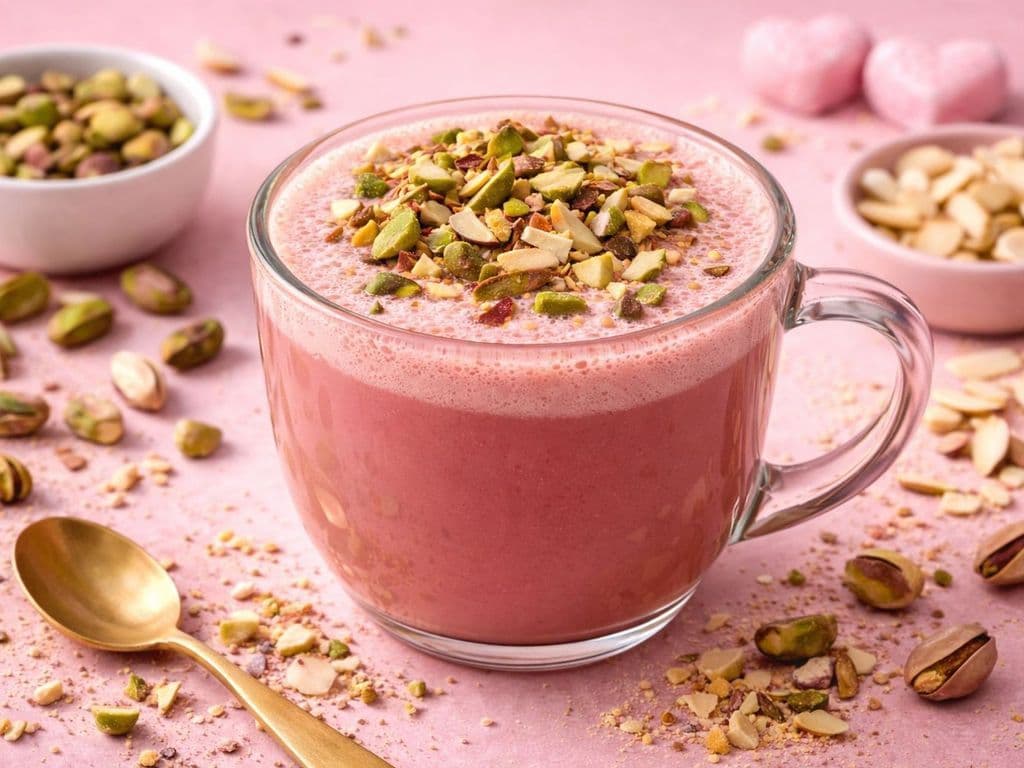 Pink Tea with Almonds & Pistachio