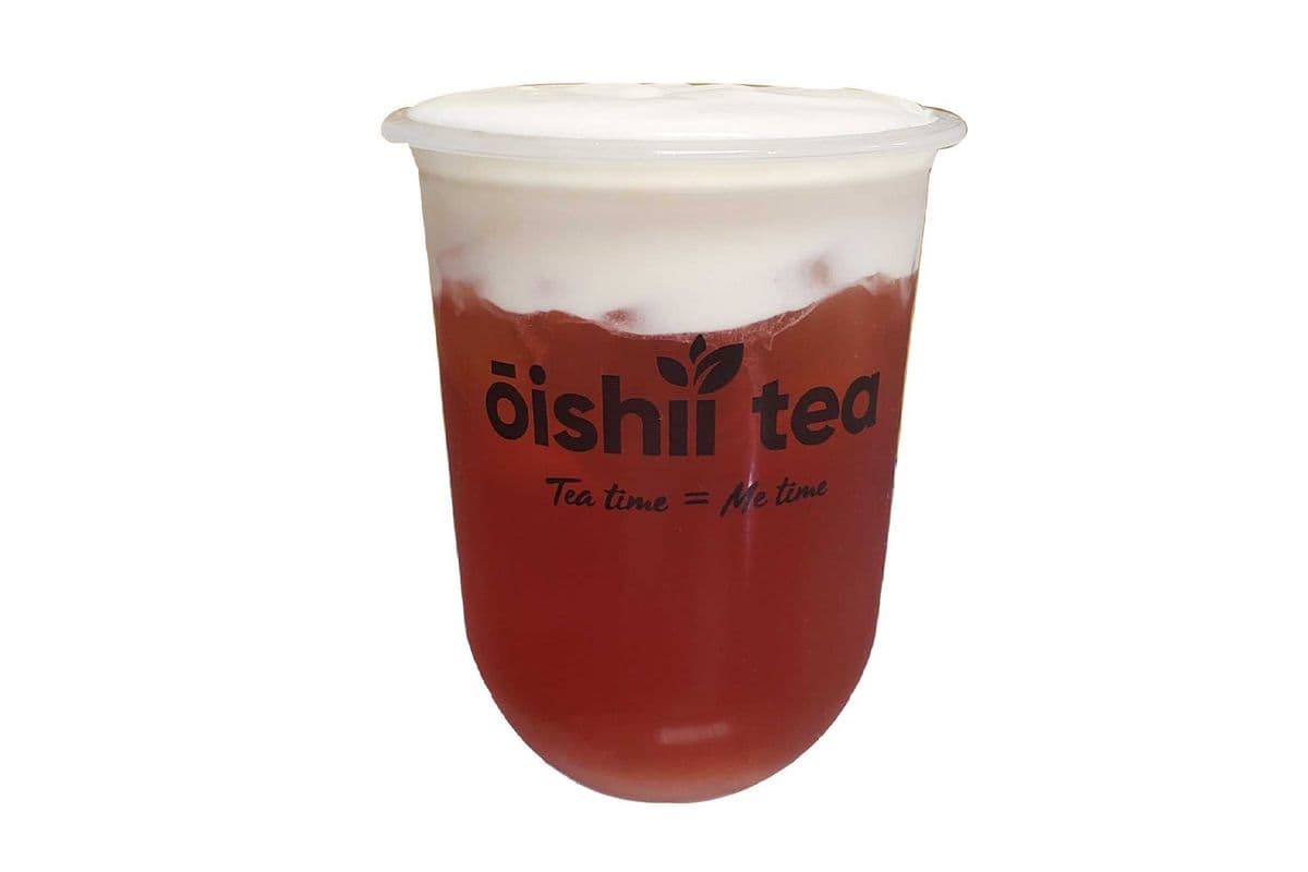 Cheese Foam Rose Tea, Large