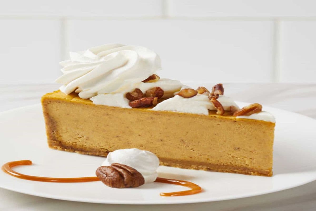 Pumpkin Cheesecake slice