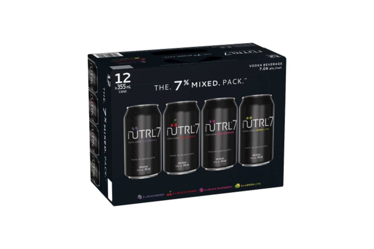 Nutrl 7 Mixed Pack (12 x 355mL Cans)
