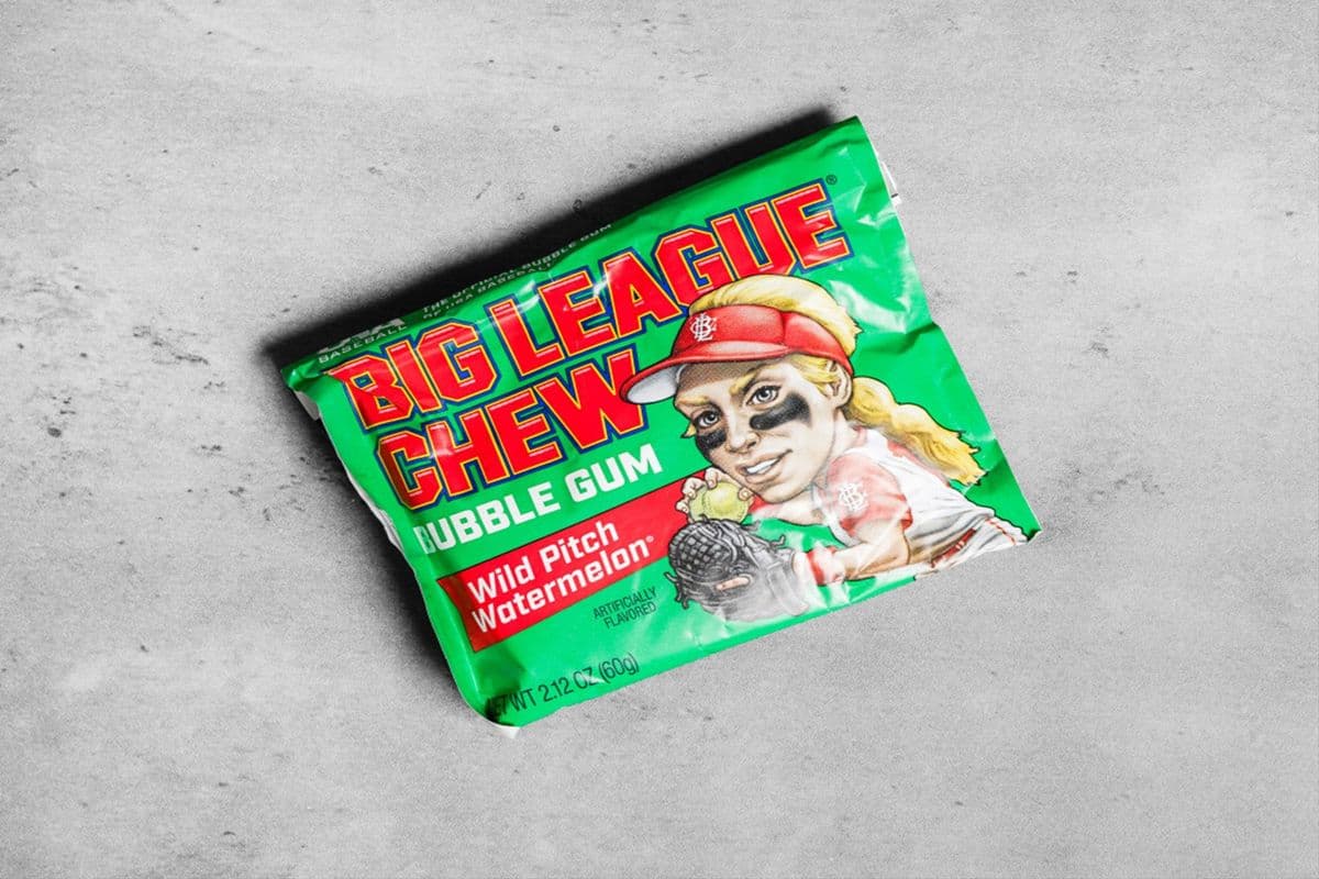 9. Big League Chew Watermelon (60g)