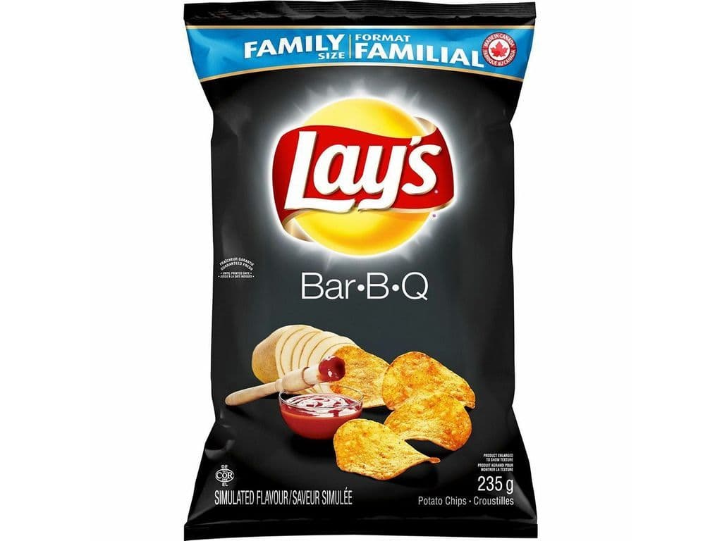Lays BBQ Potato Chips Barbecue 220g