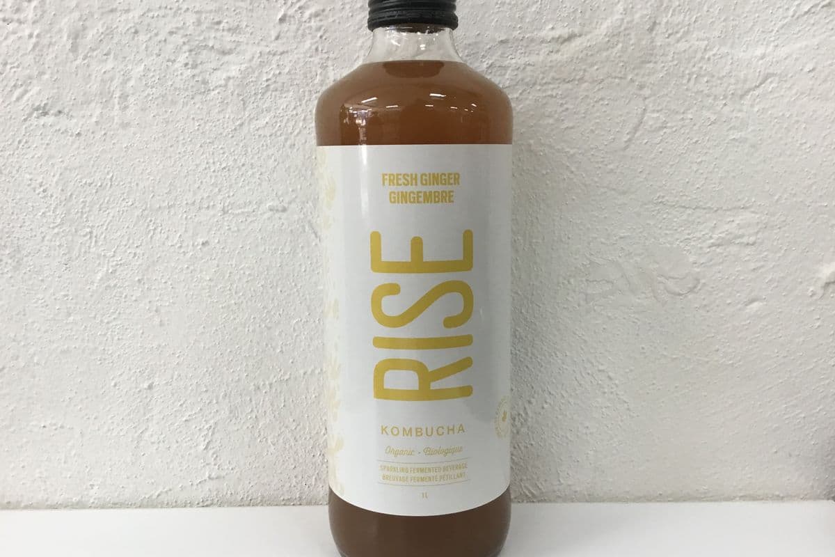 Rise Kombucha, Ginger White Tea (Organic) (1 L)