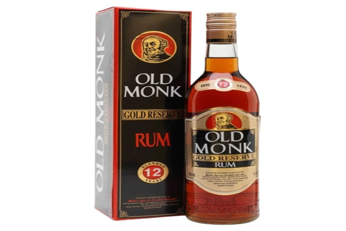 Old Monk Gold Reserve Rum 12 Years 750 ML (1 x 750ML)
