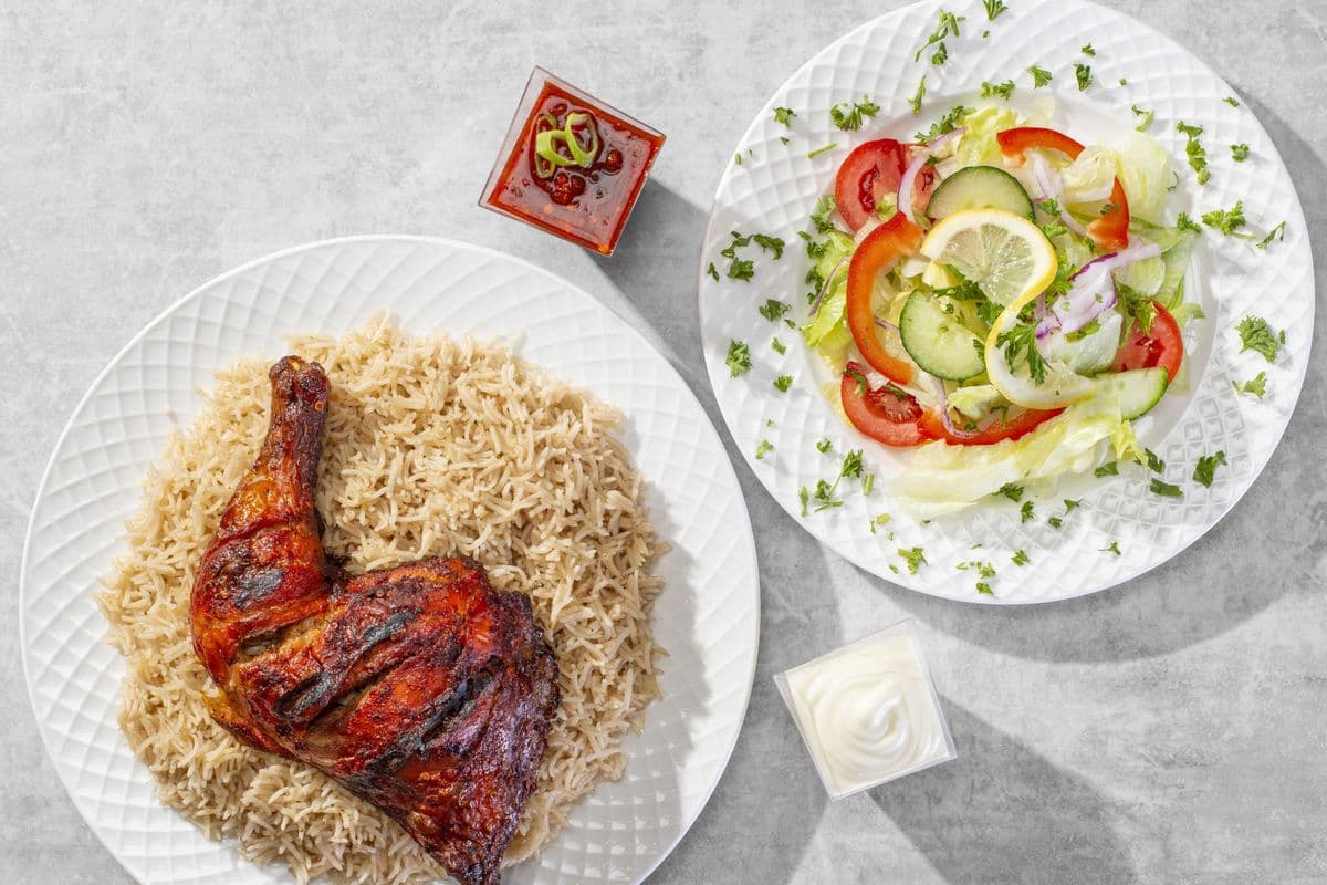 Tandoori Chicken Leg Platter