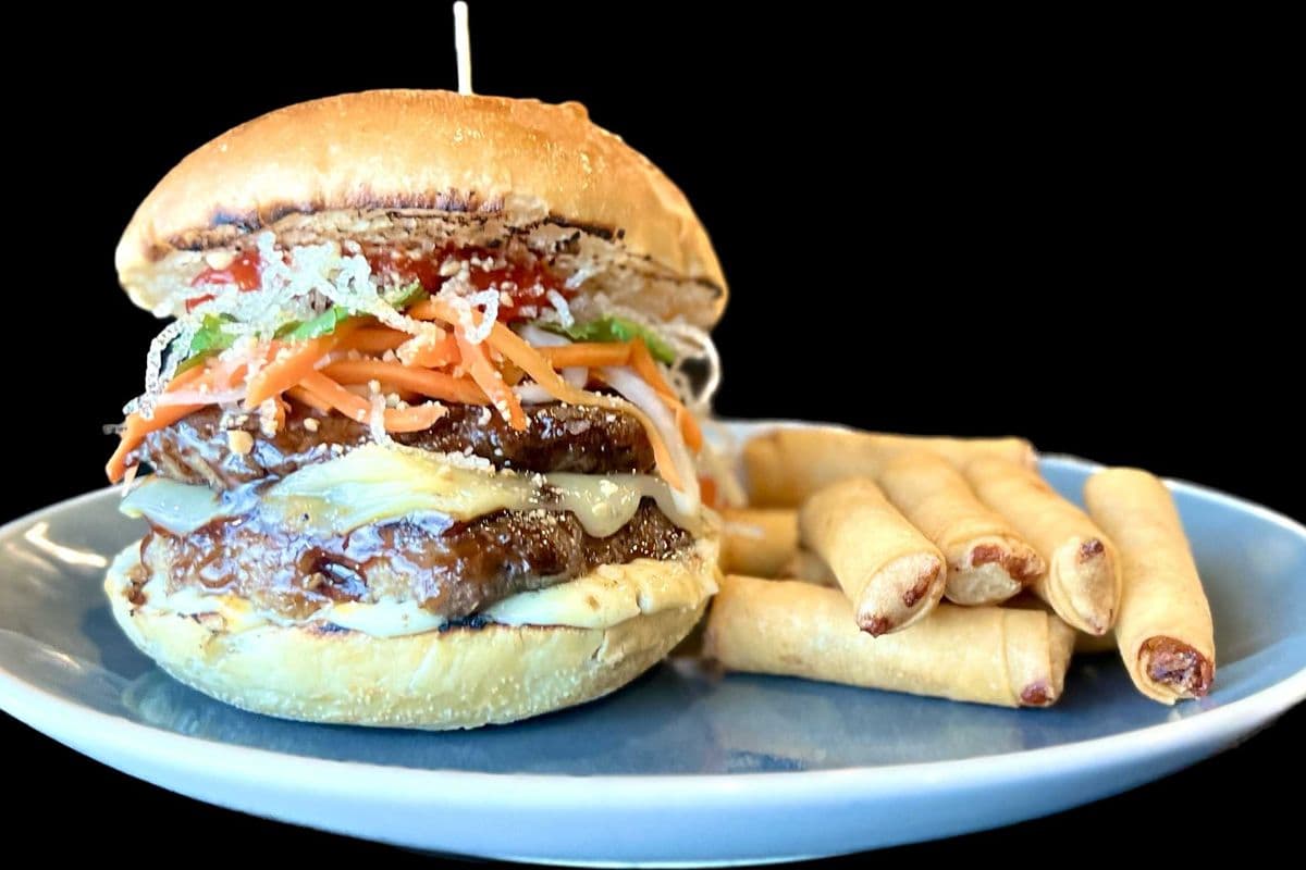 Chef Jeremy's Ihaw Burger + Tita's Lumpia