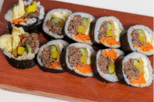 Beef Bulgogi Kimbap (K-Roll) / 소불고기 김밥