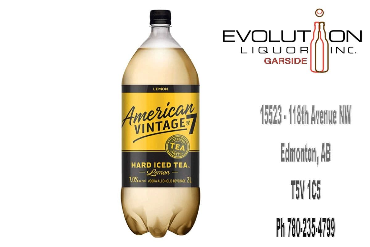 American Vintage Hard Iced Tea Lemon P2000 (1 x 2L Plastic Bottle)