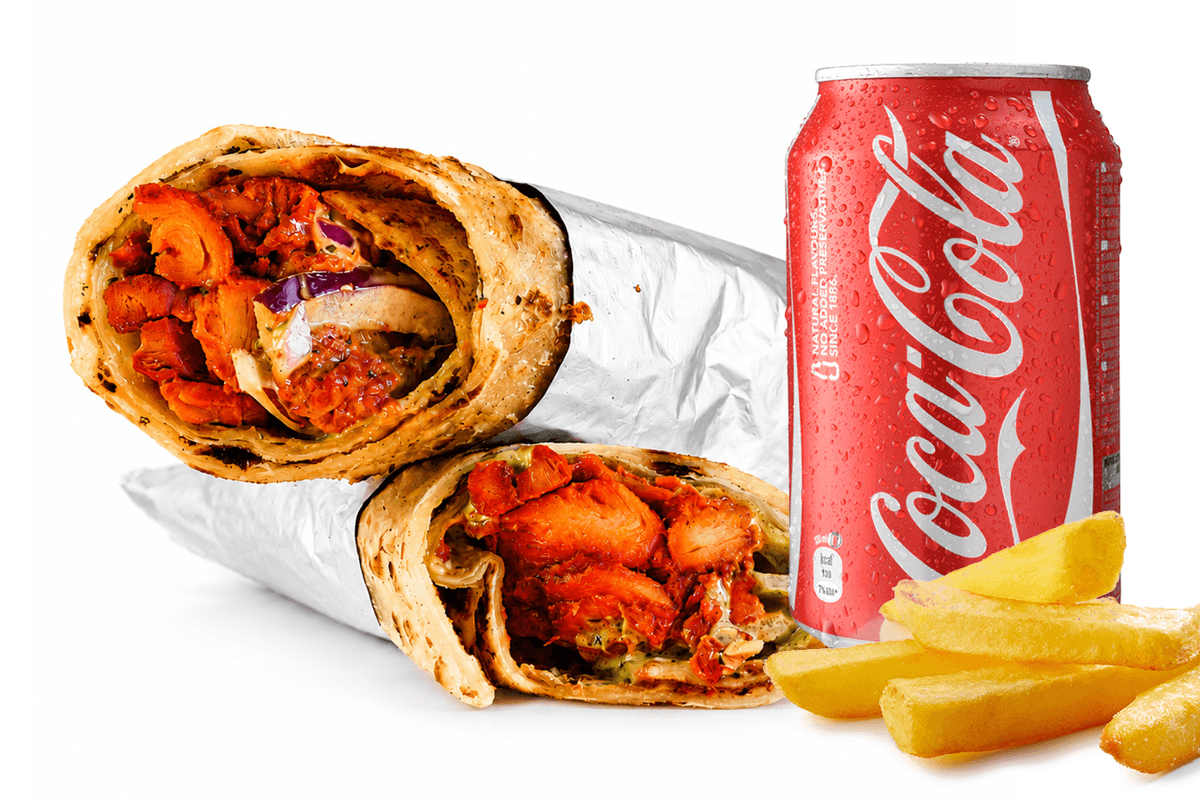 Soya Chaap Roll Meal
