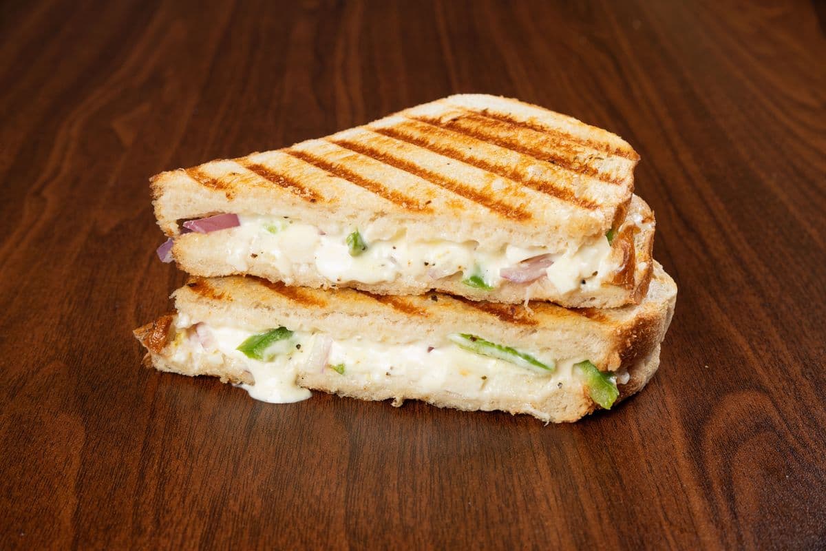 Creamy Paneer Melt Sandwich