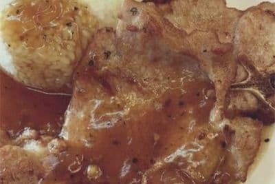 H11. Pork Chop with Black Pepper Sauce 黑椒猪扒饭