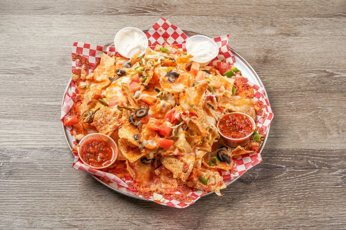 Huge "Off Tackle" Nachos