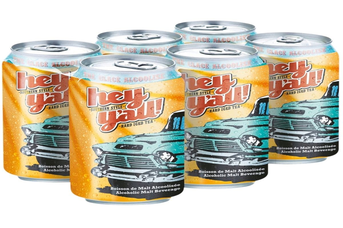 Hey Y'all Hard Iced Tea - Original (6 x 355 ml)