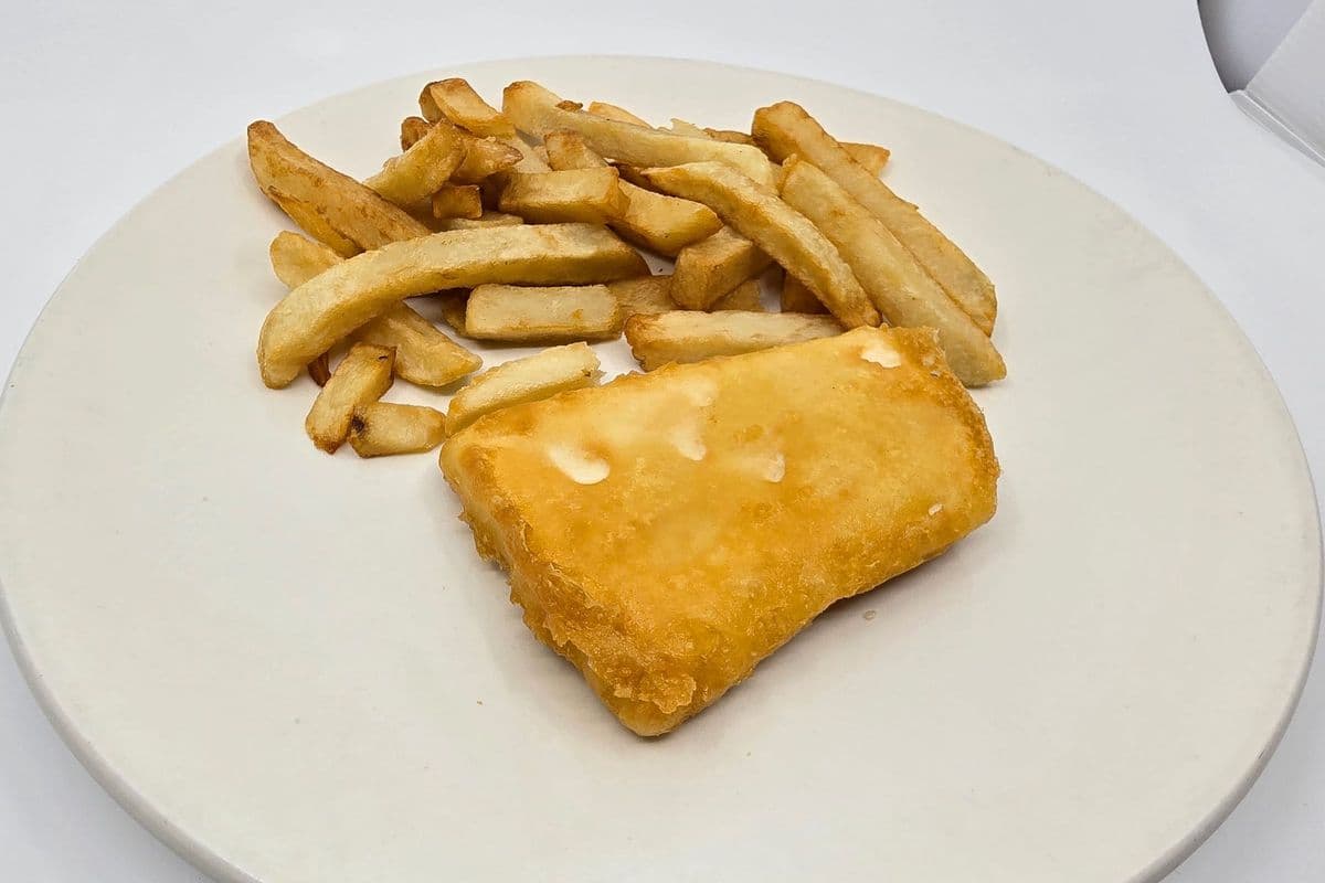Lunch-Size Halibut and Chips