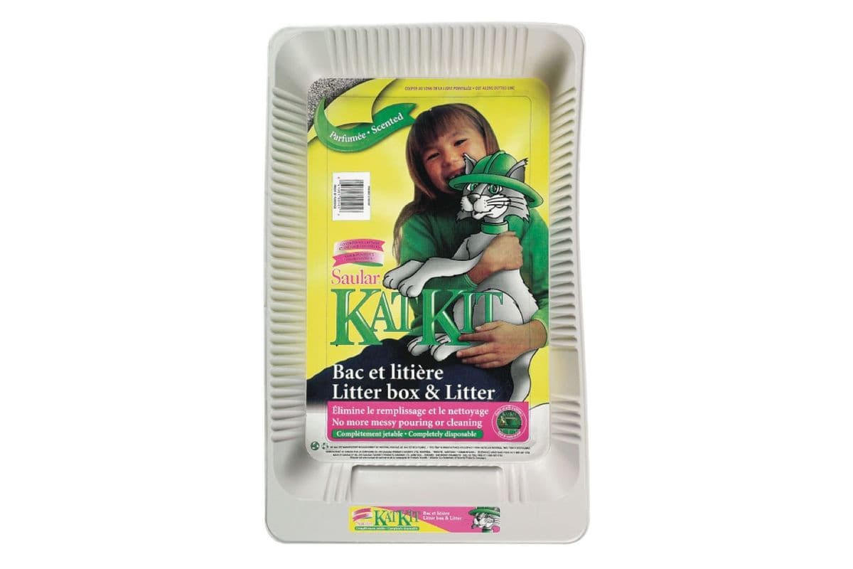 KatKit Disposable Tray with Litter/ Bac Jetable Avec Litière