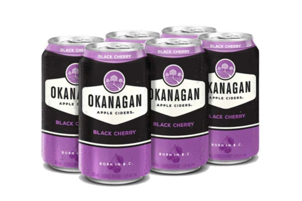 Okanagan Cider Black Cherry (6 x 355 ml Cans)