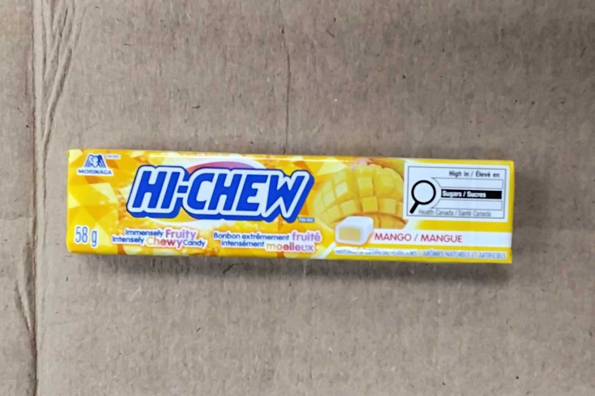High chew mango.