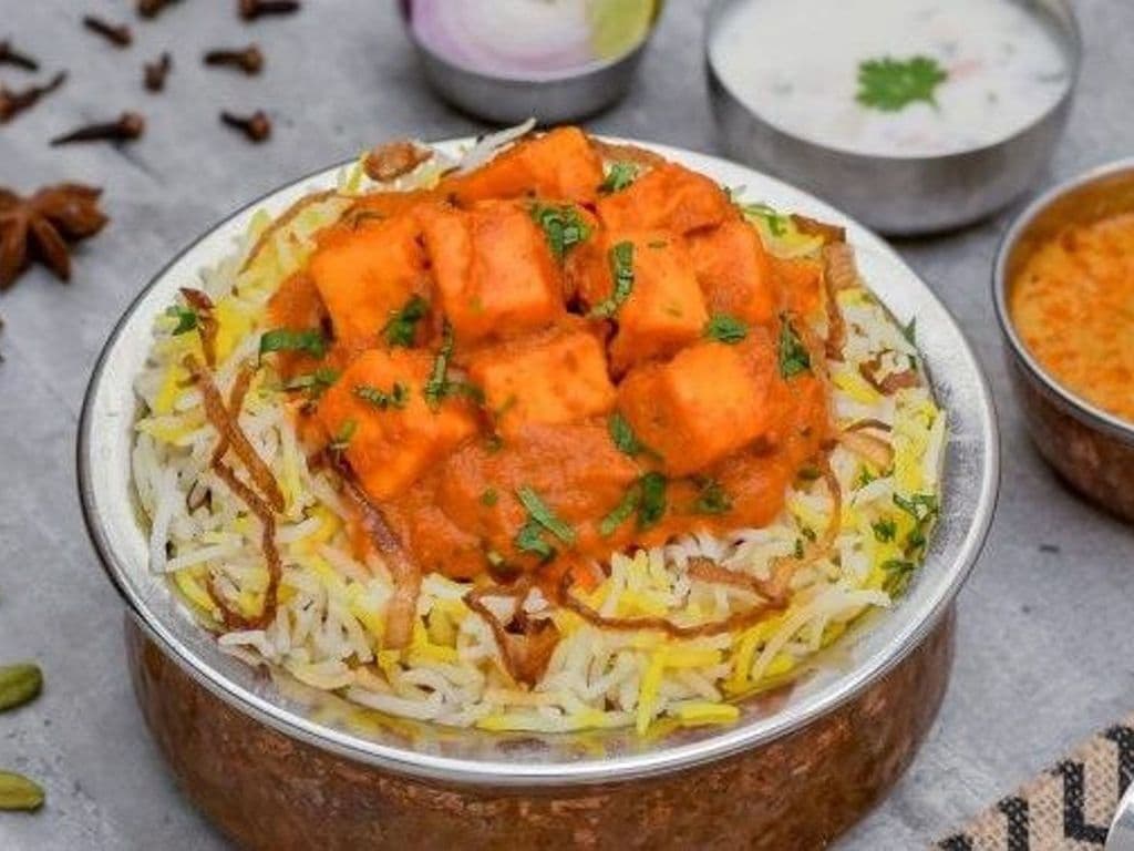 Paneer Tikka Biryani