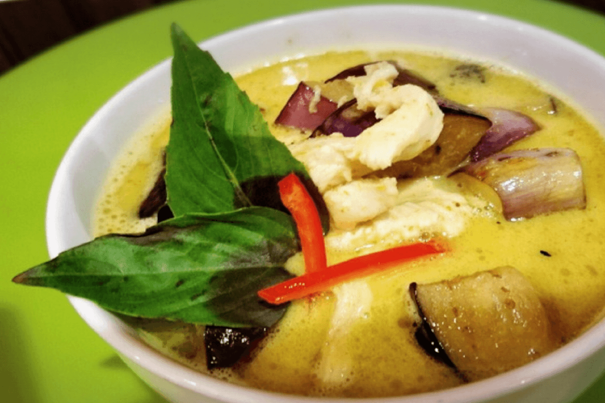 #16. Green Curry with Japanese Eggplants