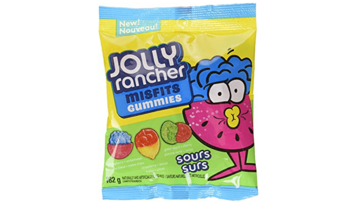JOLLY RANCHER MISFITS GUMMIES SURS 182g