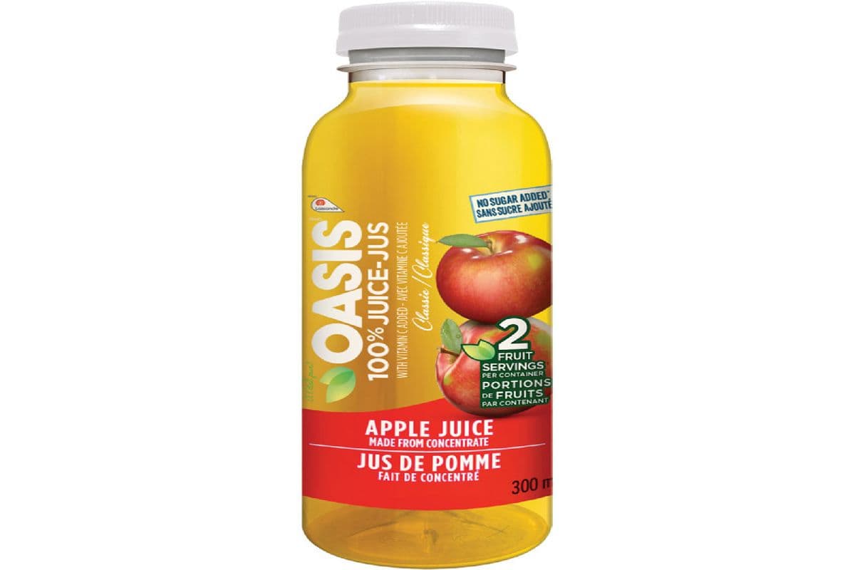 Jus de pomme 100% Oasis (340 ml) / Oasis 100 % Apple Juice (340 ml)