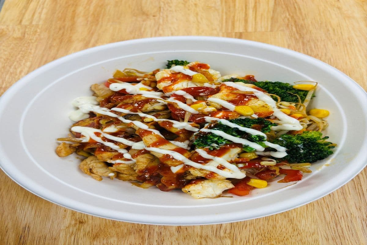 5. Spicy Pork Bibi Rice Bowl
