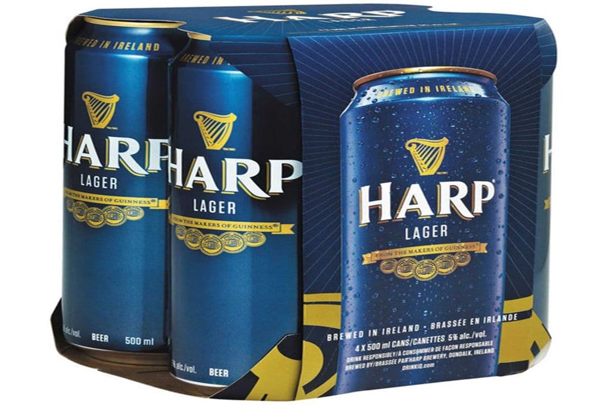HARP LAGER 4 CANS (4 x 500ML)