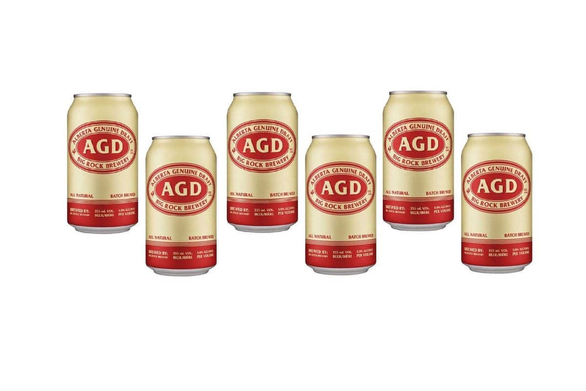 694422. ALBERTA GENUINE DRAFT (6 x 355ML (CANS))