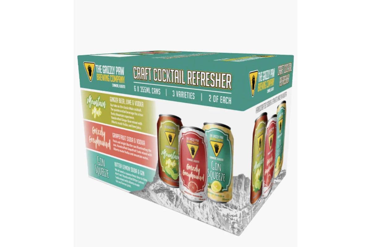 Grizzly Paw Cocktail Refresher (6 x 355 ml)