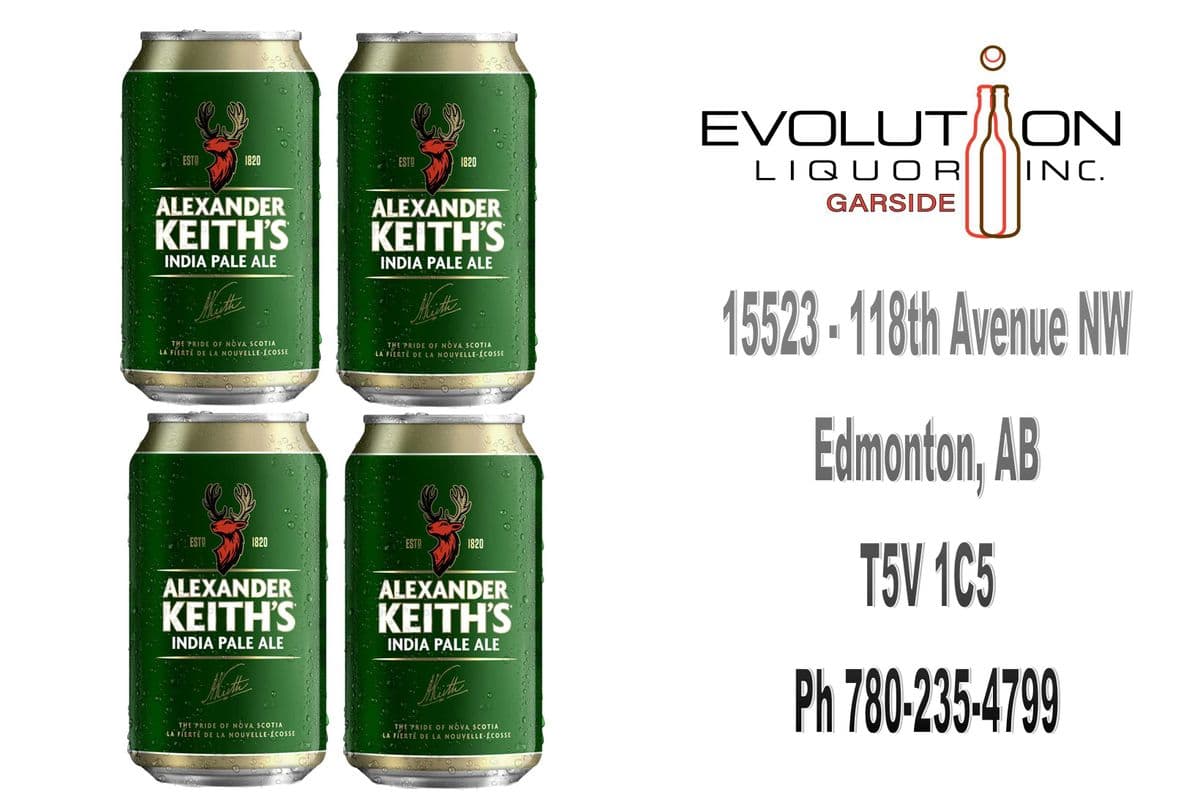 Alexander Keith's India Pale Ale C355-04 (4 x 355ml Can)